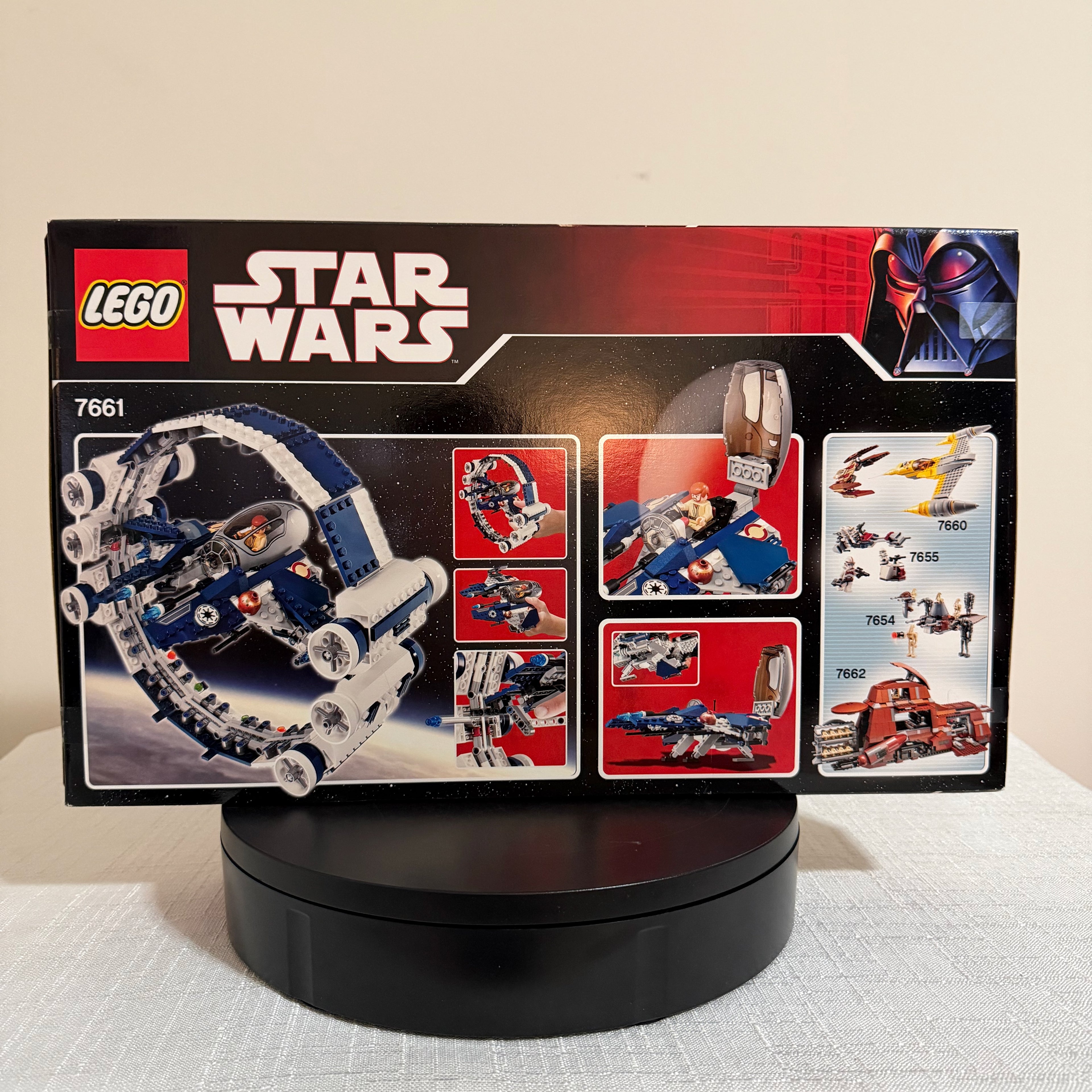 7661 (NISB) LEGO Star Wars Jedi Starfighter with Hyperdrive Booster Ring