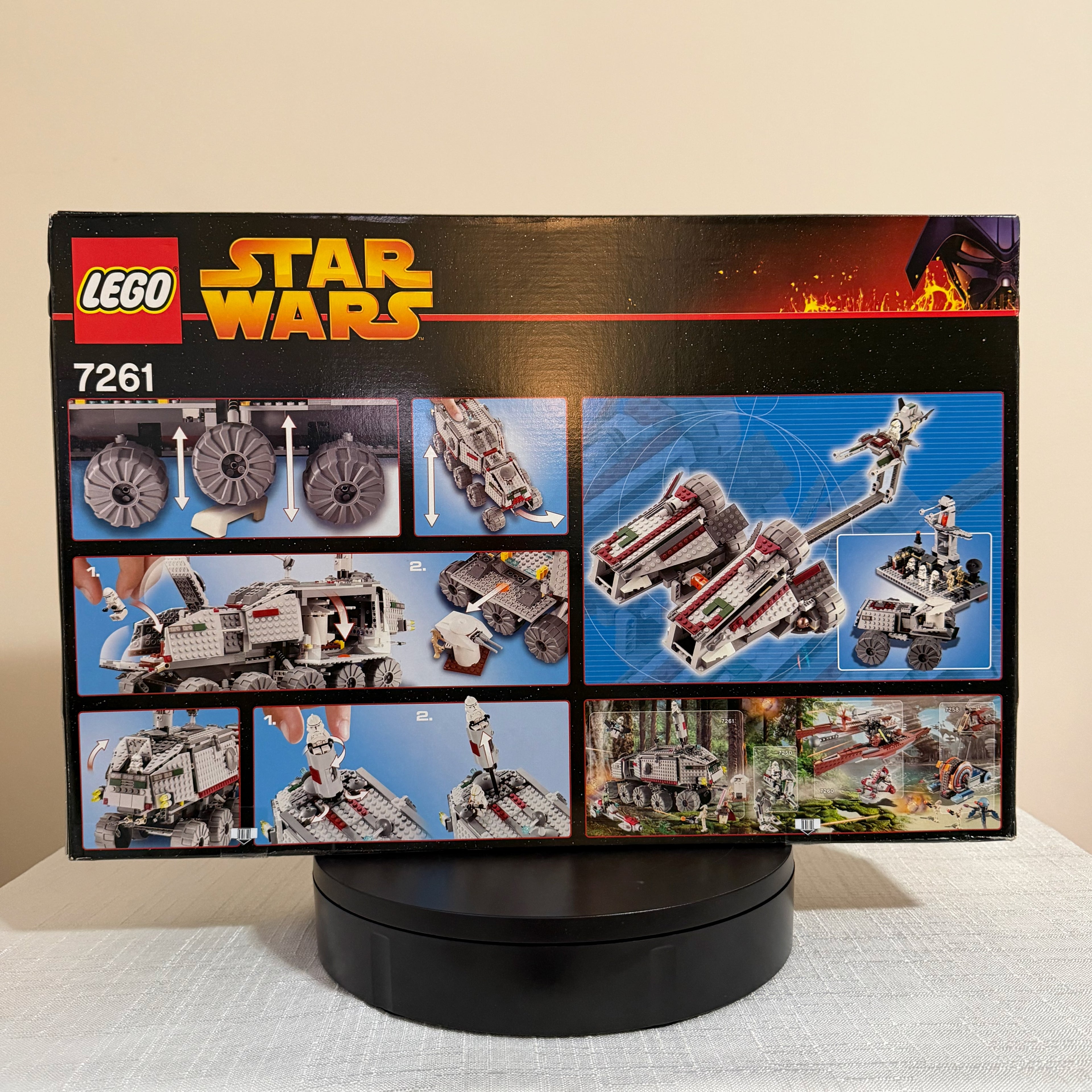 7261-2 (NISB) LEGO Star Wars Clone Turbo Tank Non-light-up Mace Windu