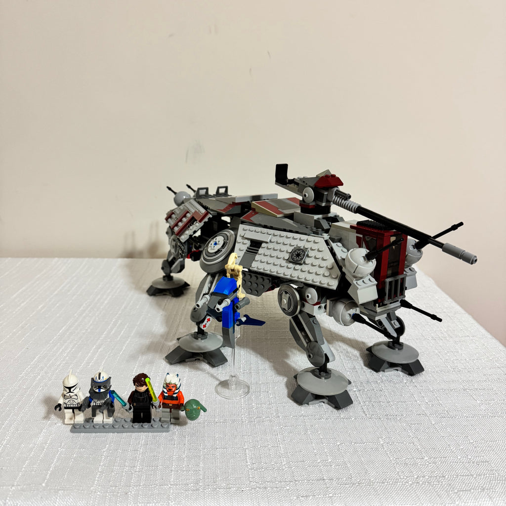 7675 (Used 100% Complete) LEGO Star Wars The Clone Wars AT-TE Walker