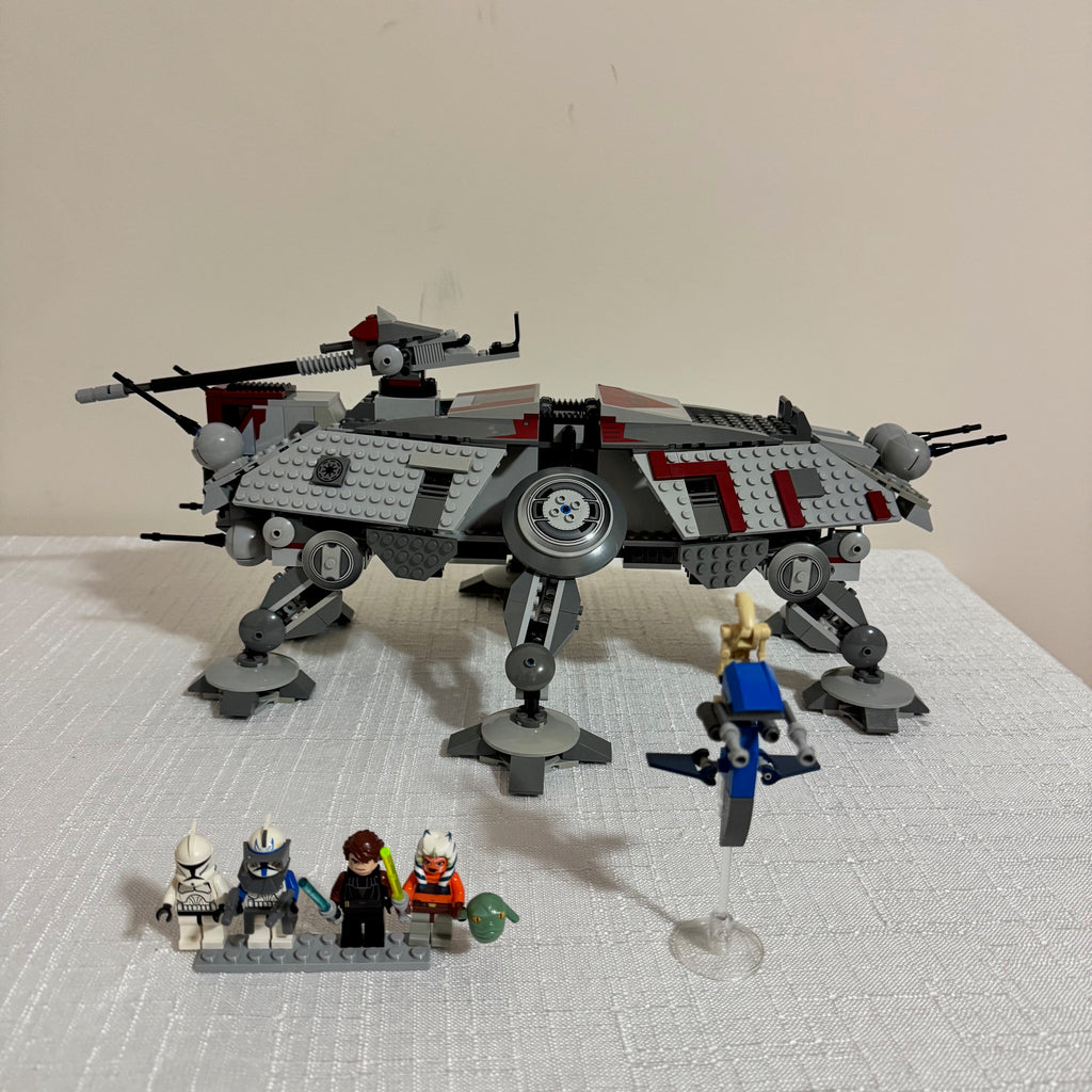 7675 (Used 100% Complete) LEGO Star Wars The Clone Wars AT-TE Walker