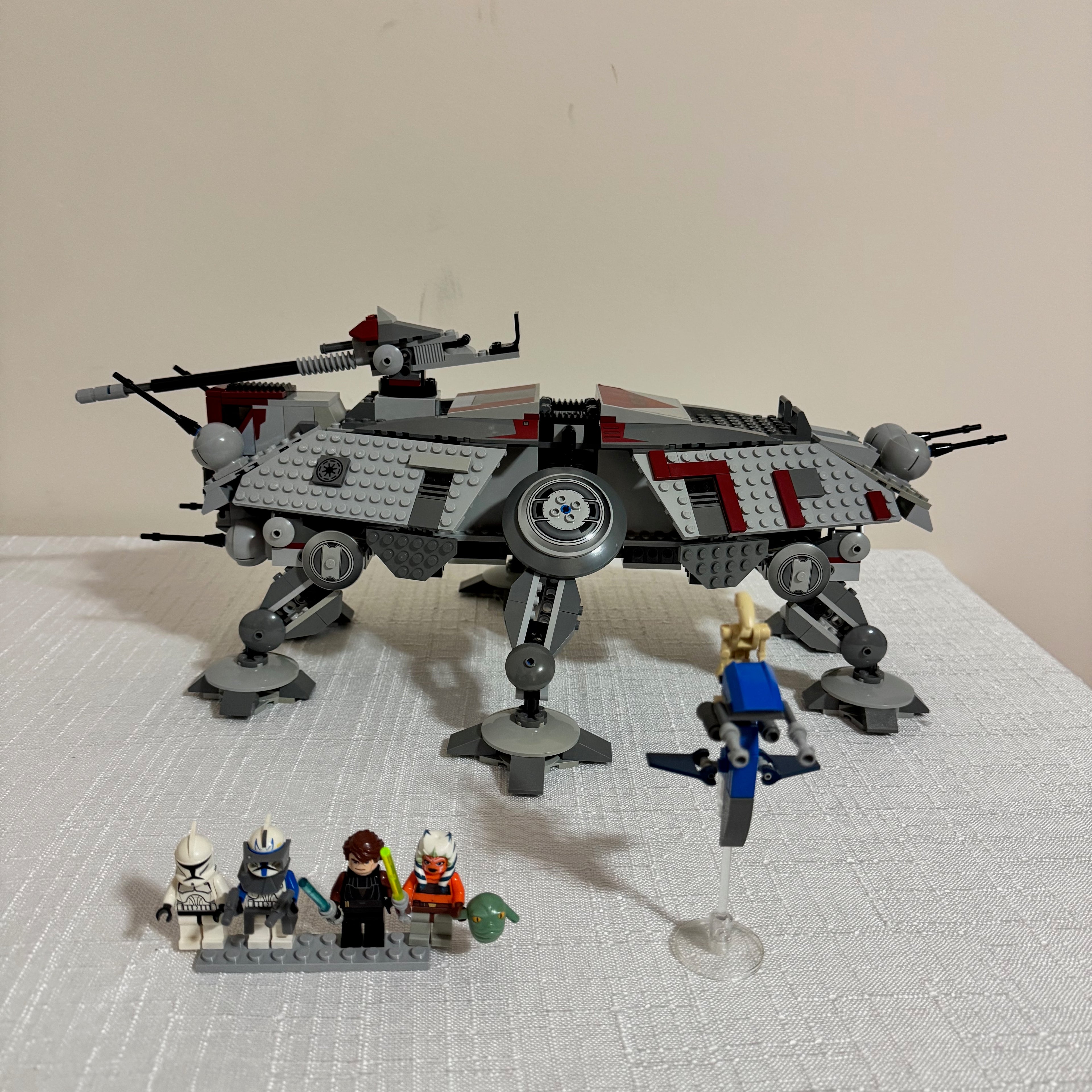 7675 (Used 100% Complete) LEGO Star Wars The Clone Wars AT-TE Walker