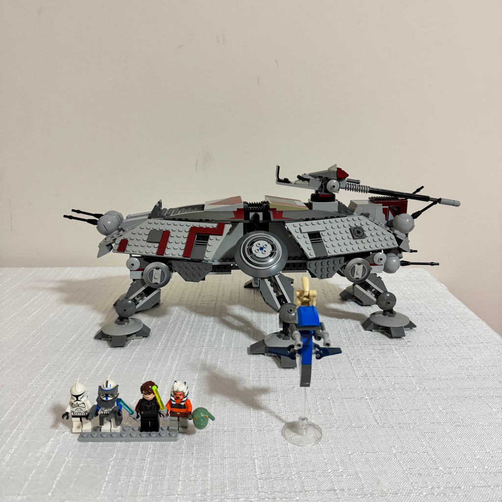7675 (Used 100% Complete) LEGO Star Wars The Clone Wars AT-TE Walker
