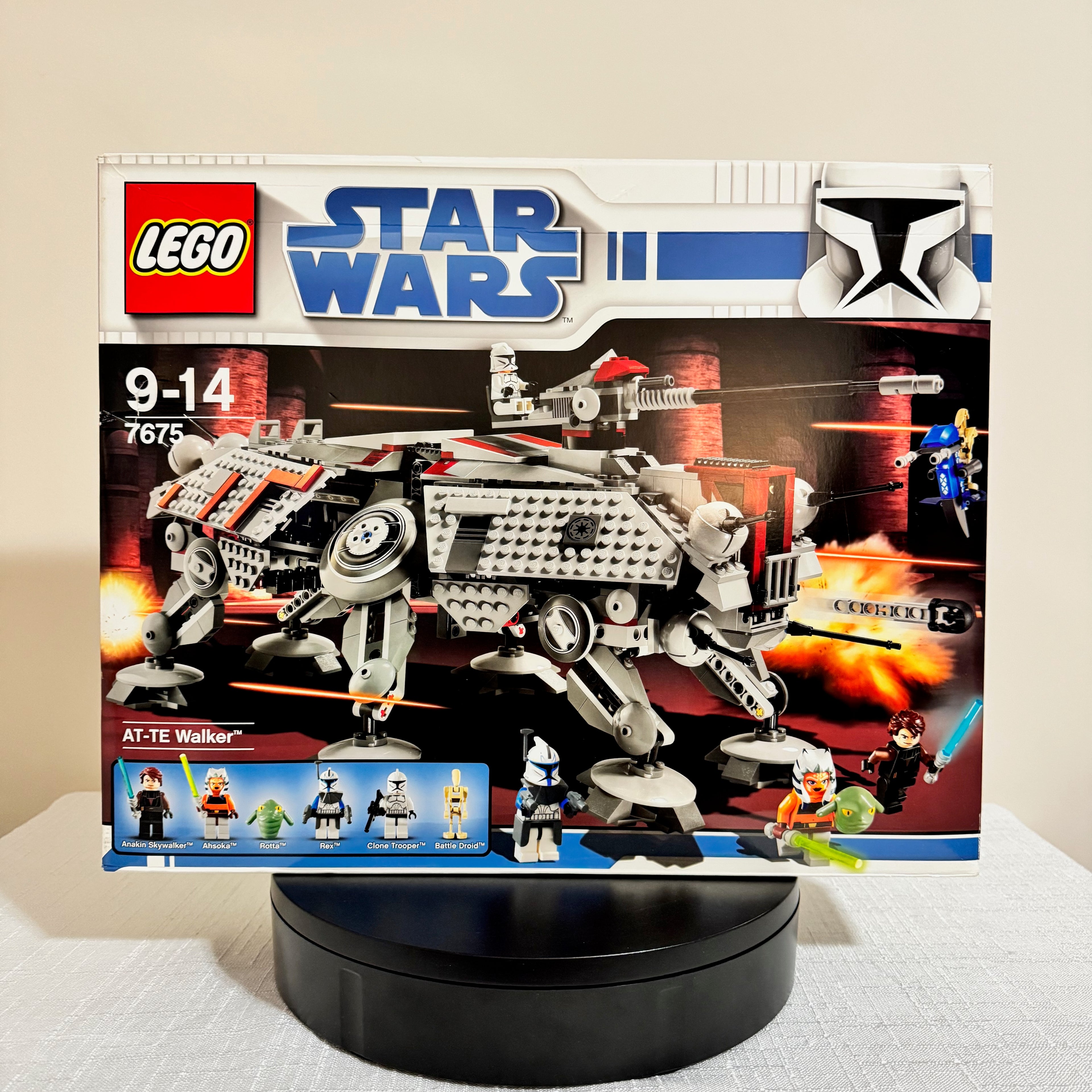 7675 (Used 100% Complete) LEGO Star Wars The Clone Wars AT-TE Walker