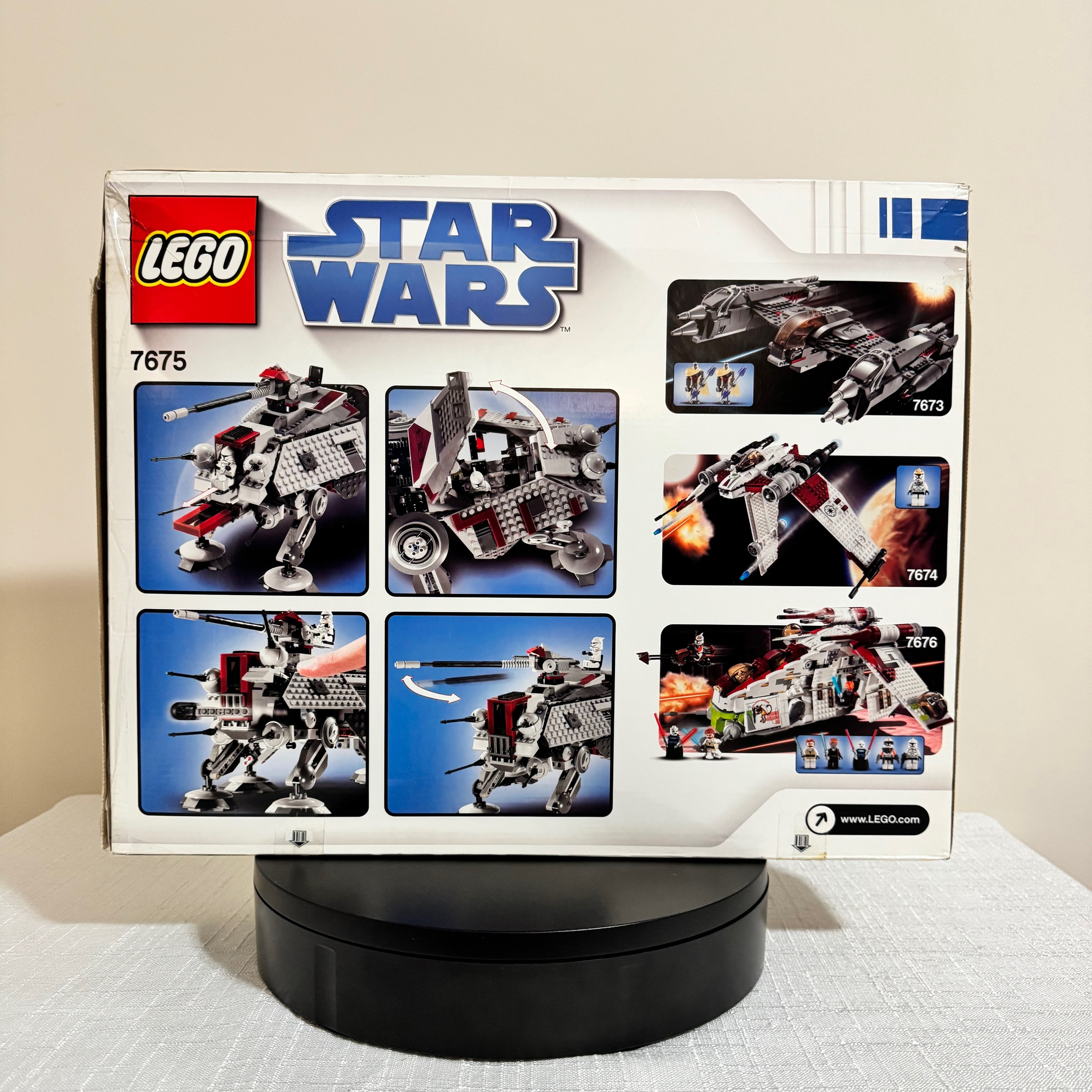 7675 (Used 100% Complete) LEGO Star Wars The Clone Wars AT-TE Walker