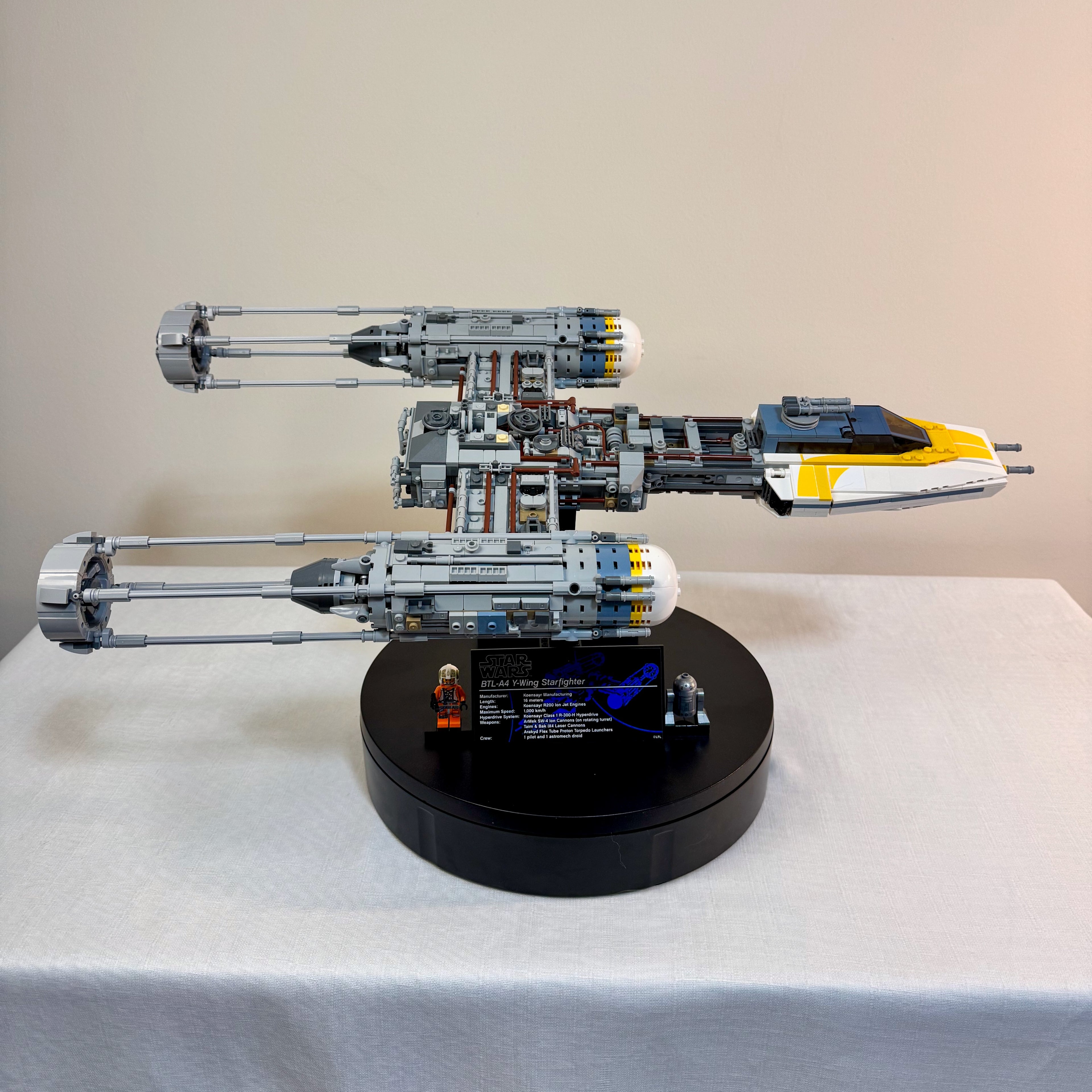 75181 (Used 100% Complete) LEGO Star Wars UCS Y-wing Starfighter