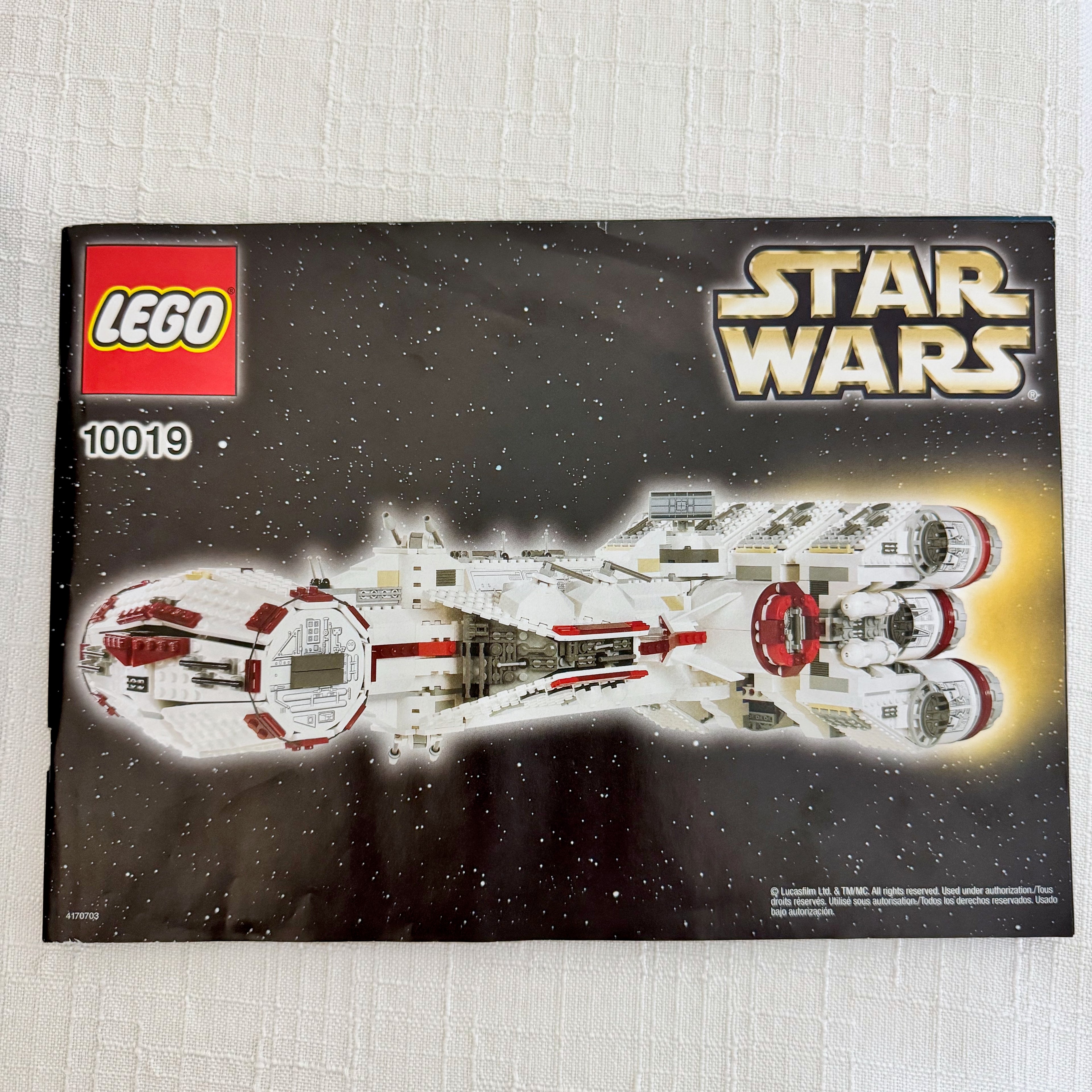 10019 (Used 100% Complete) LEGO Star Wars UCS Rebel Blockade Runner