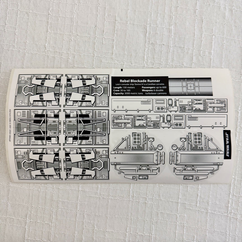 10019 (Used 100% Complete) LEGO Star Wars UCS Rebel Blockade Runner