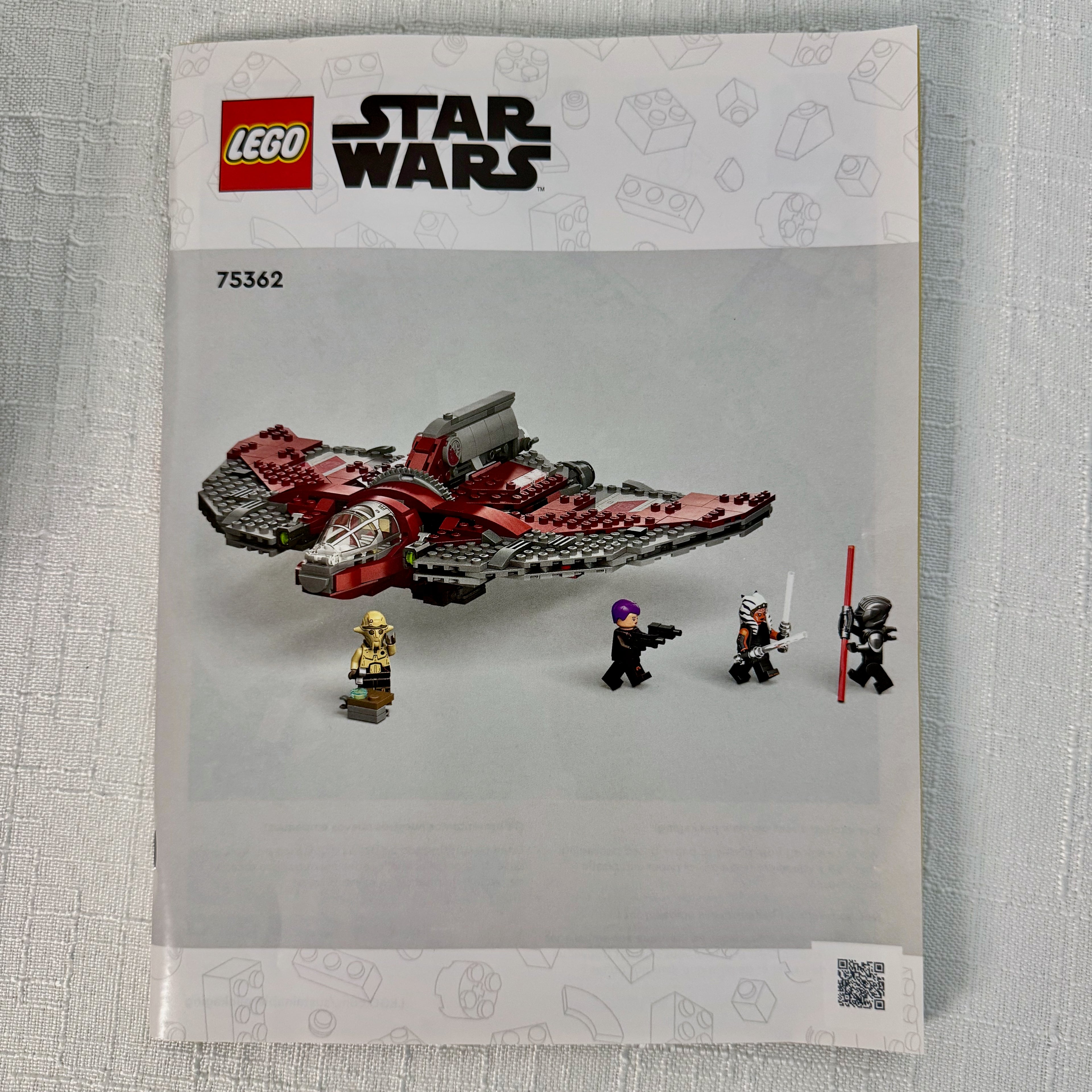 75362 (Used 100% Complete) LEGO Star Wars Ahsoka Tano's T-6 Jedi Shuttle
