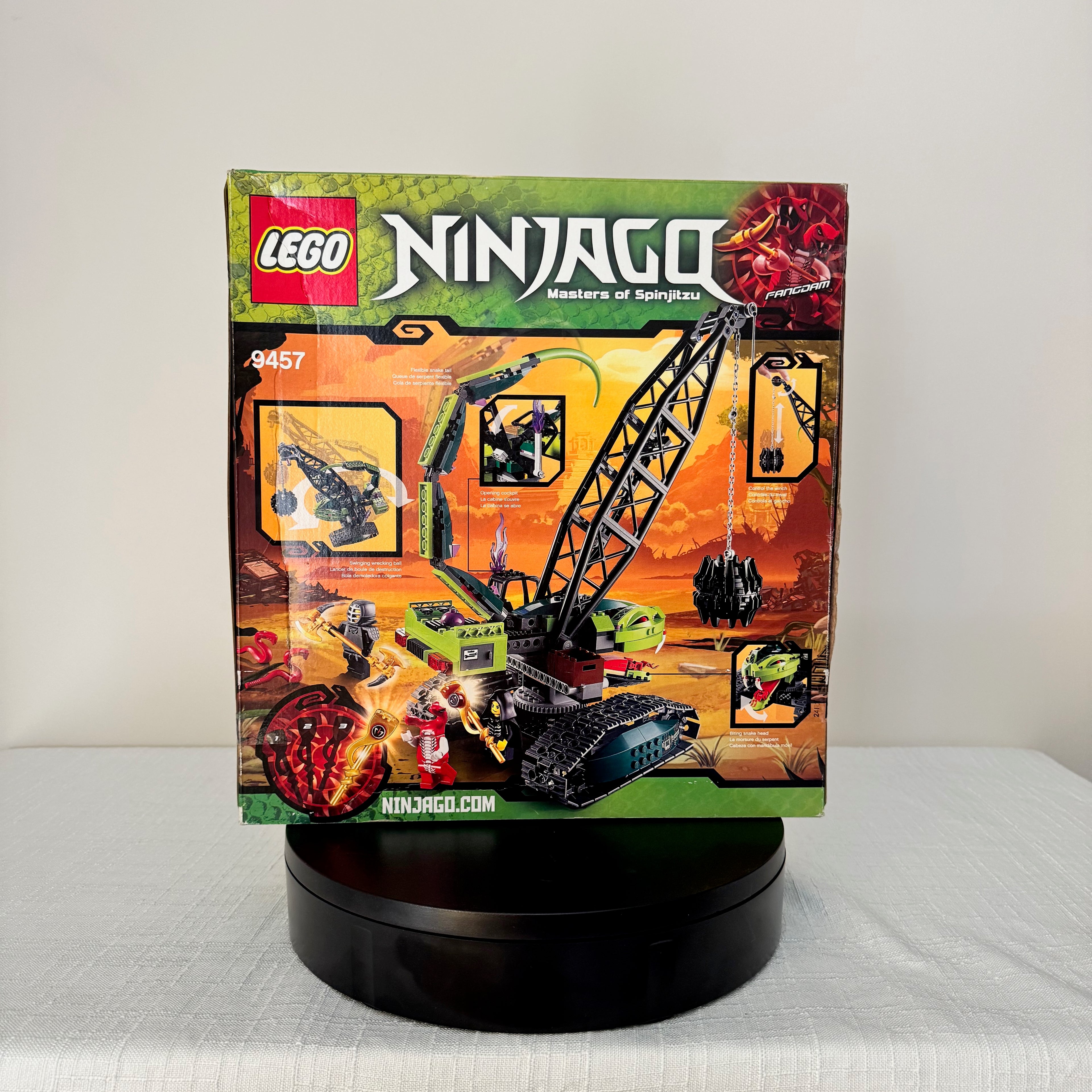 9457 (NISB) LEGO Ninjago Rise of the Snakes Fangpyre Wrecking Ball